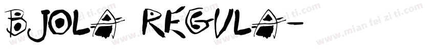 Bjola Regula字体转换